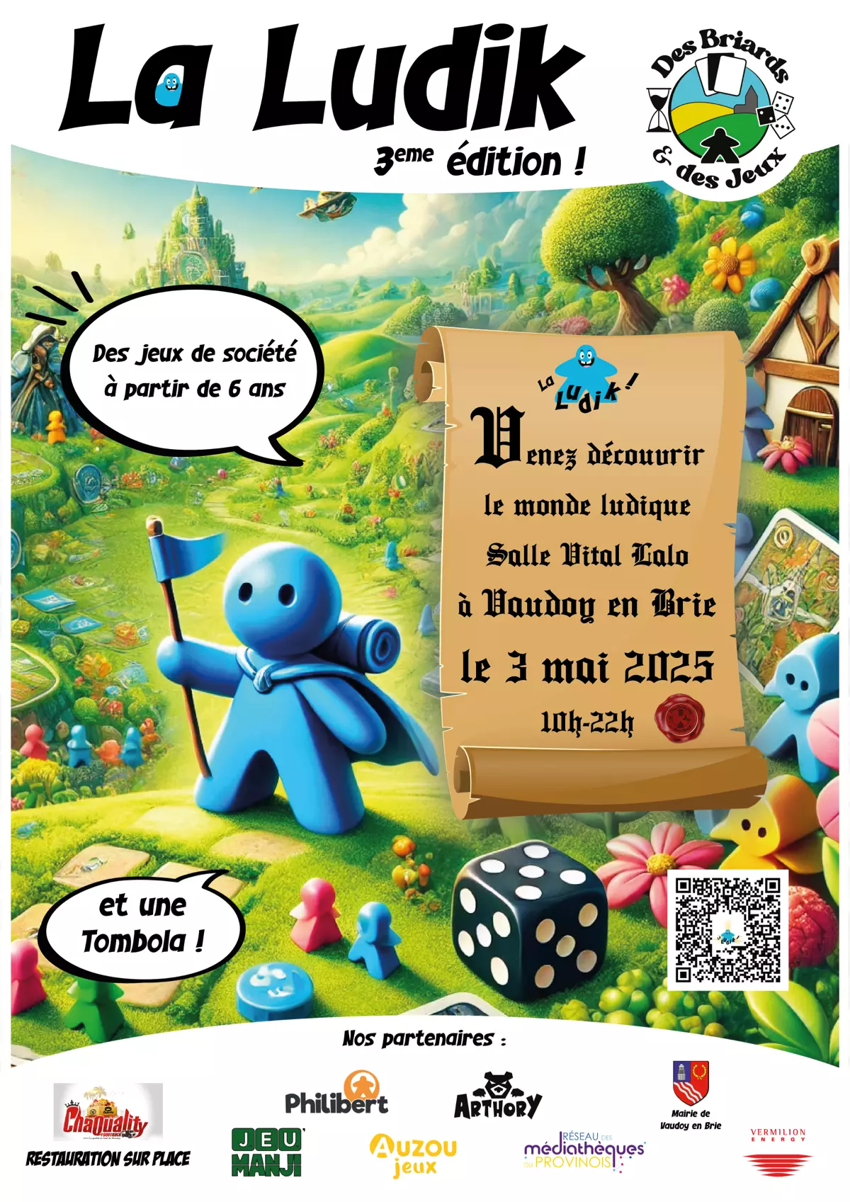 Affiche officielle La Ludik de Vaudoy 2025