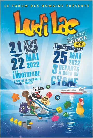 Affiche officielle Ludilac 2022
