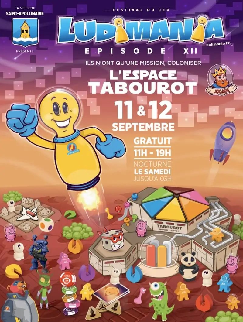 Affiche officielle Ludimania 2021