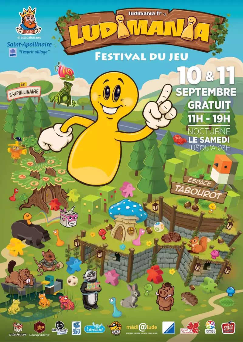 Affiche officielle Ludimania 2022