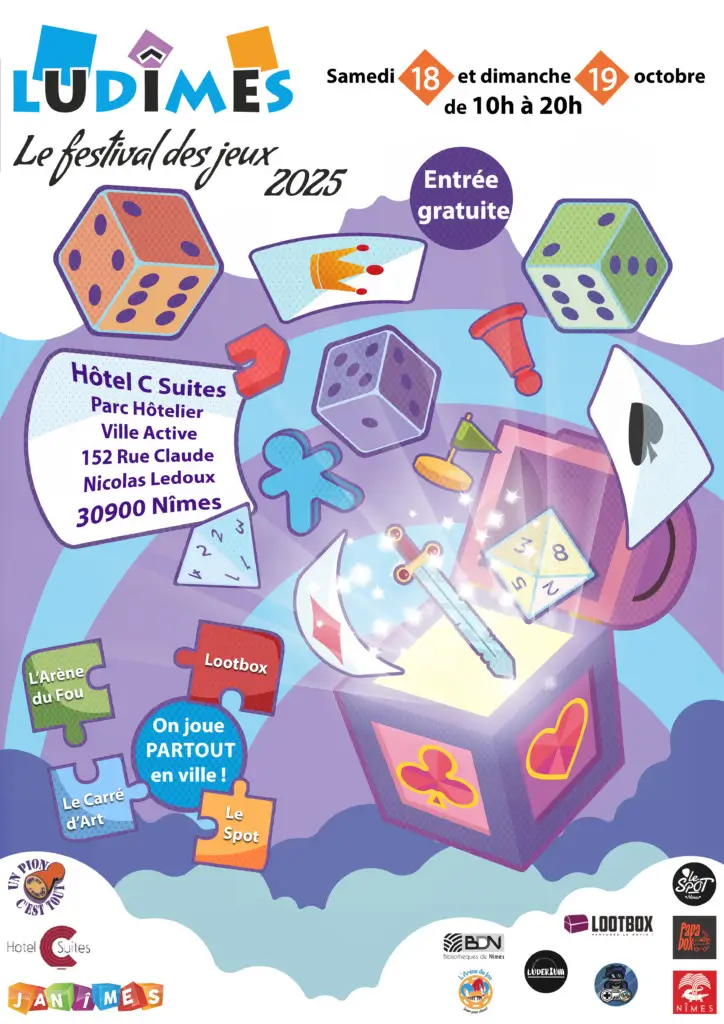 Affiche officielle Ludîmes 2025