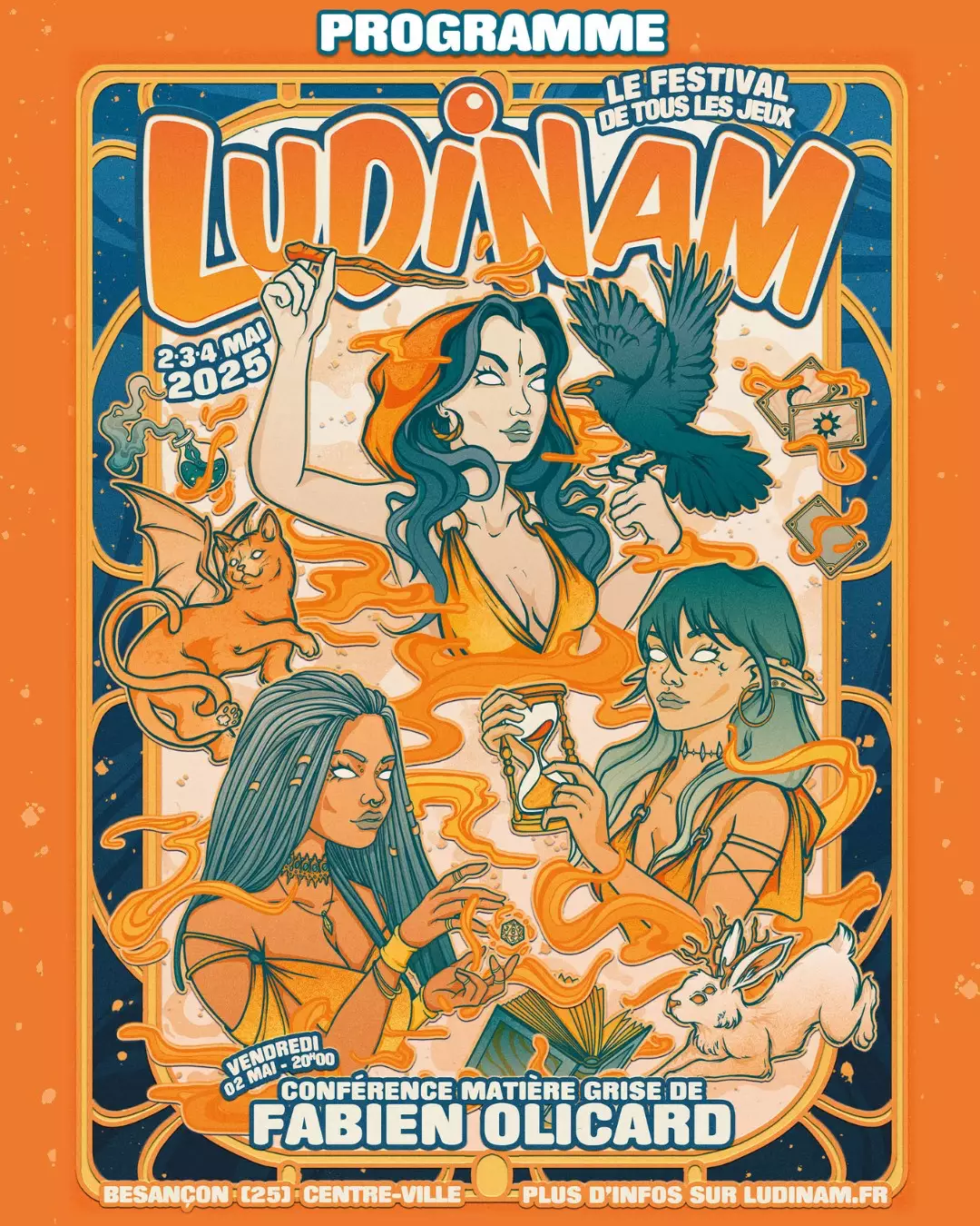 Affiche officielle Ludinam 2025