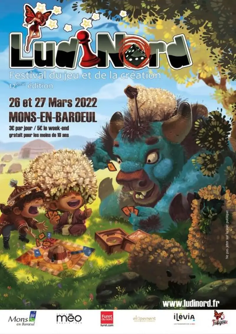Affiche officielle LudiNord 2022