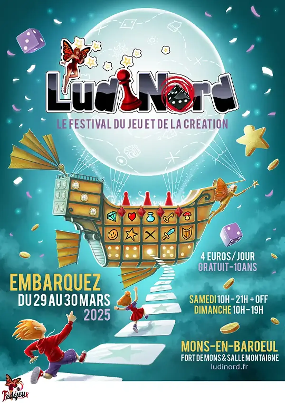 Affiche officielle LudiNord 2025