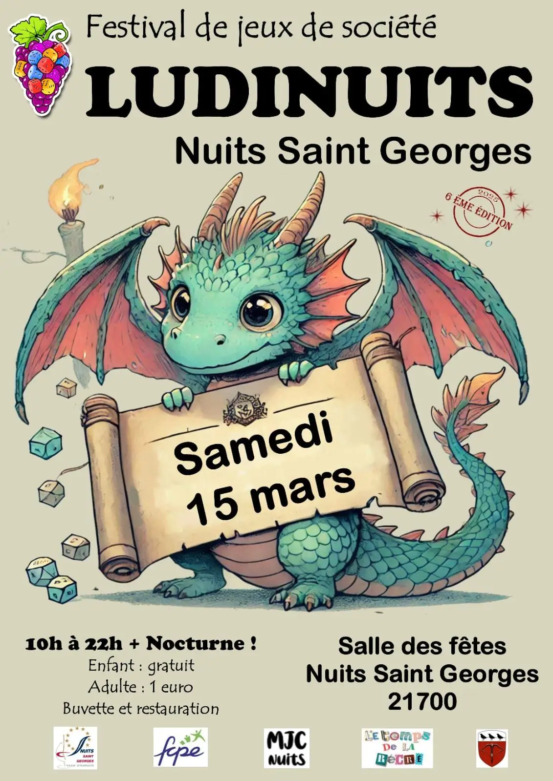 Affiche officielle Ludinuits 2025