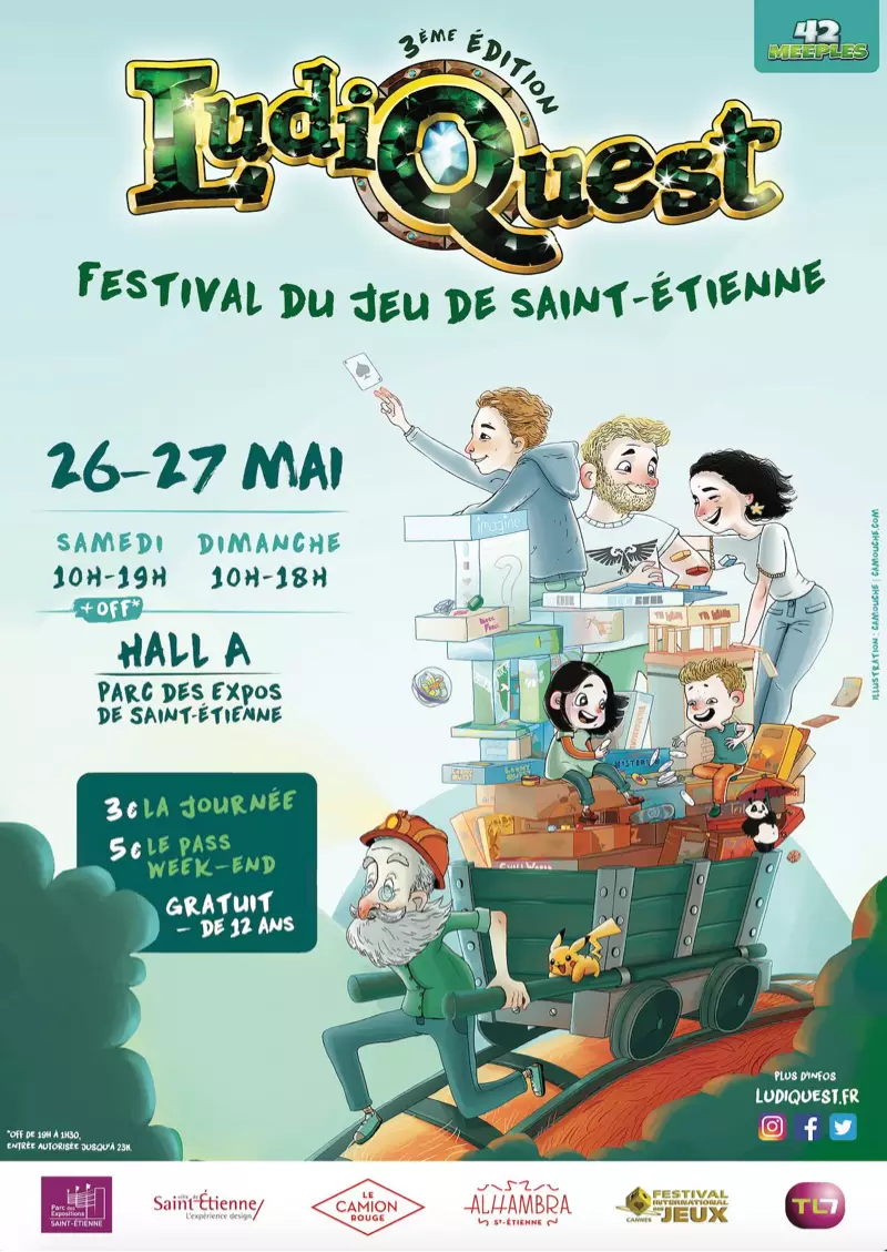 Affiche officielle Ludiquest 2018