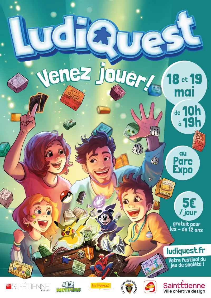 Affiche officielle Ludiquest 2024