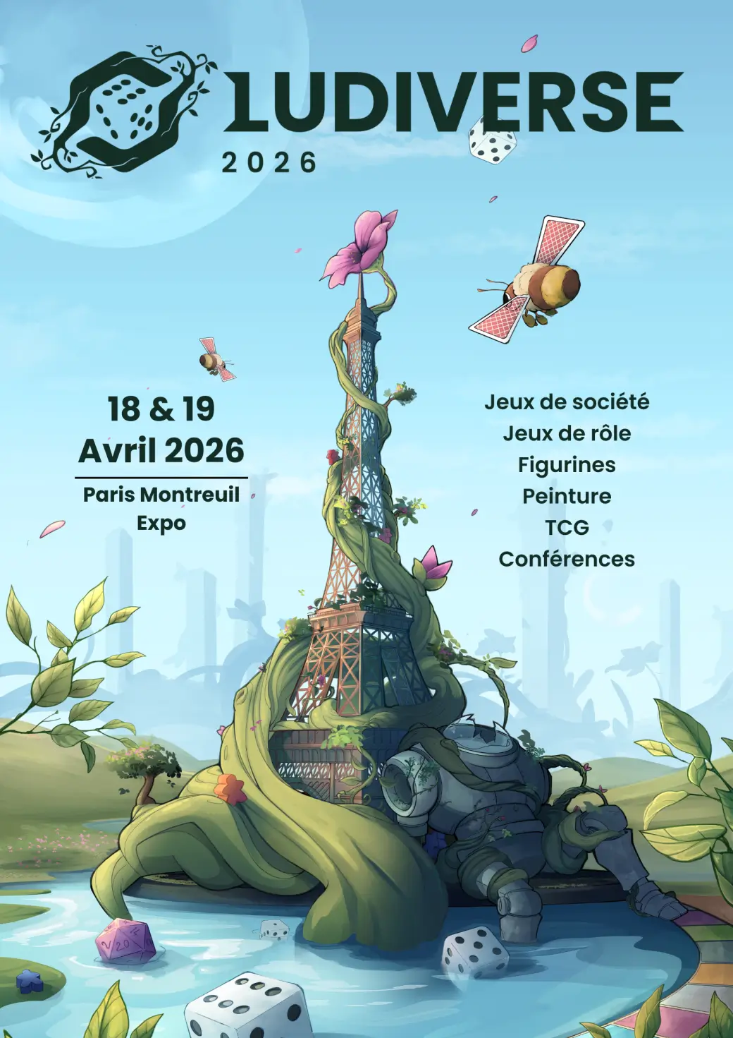 Affiche officielle Ludiverse 2026