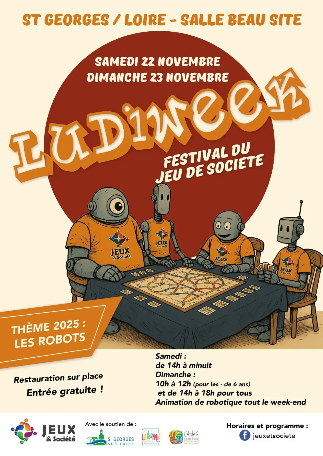 Affiche officielle Ludiweek 2025