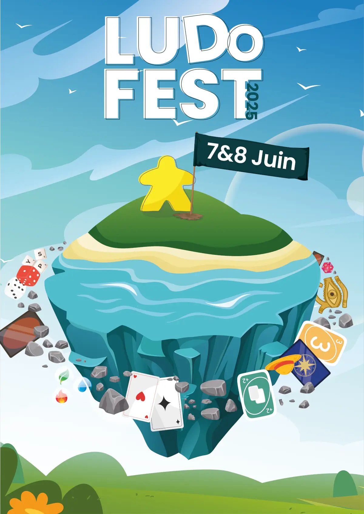 Affiche officielle LudoFest 2025