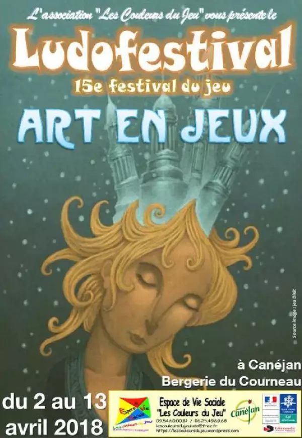 Affiche officielle Ludofestival de Canejan 2018