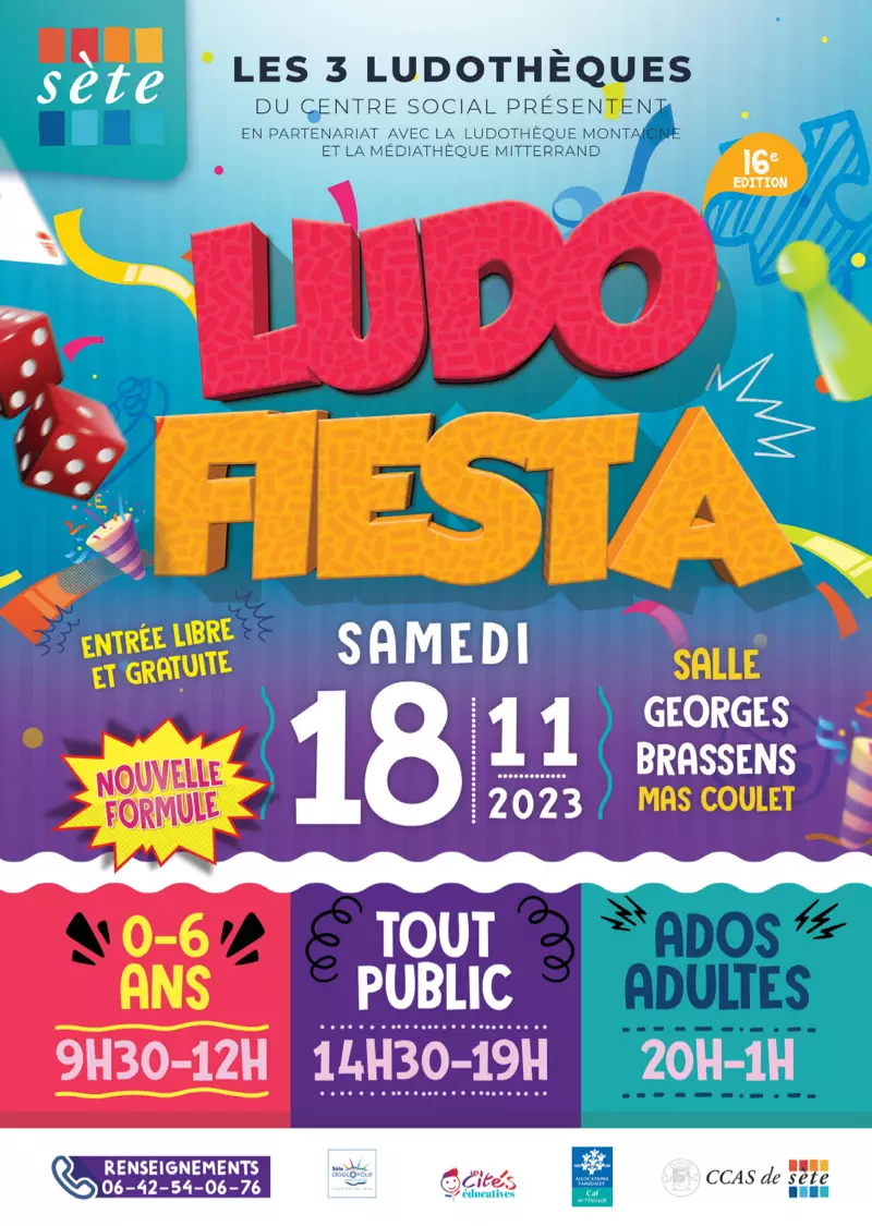 Affiche officielle Ludofiesta 2023