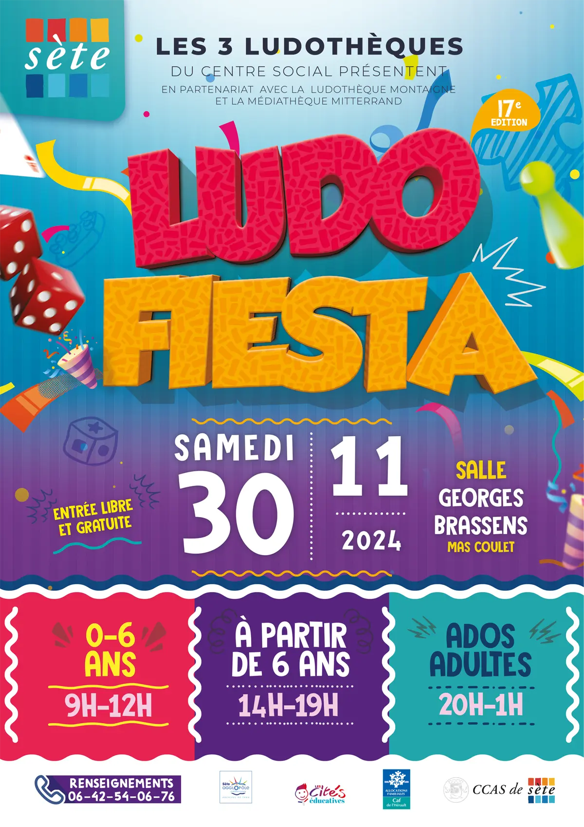 Affiche officielle Ludofiesta 2024