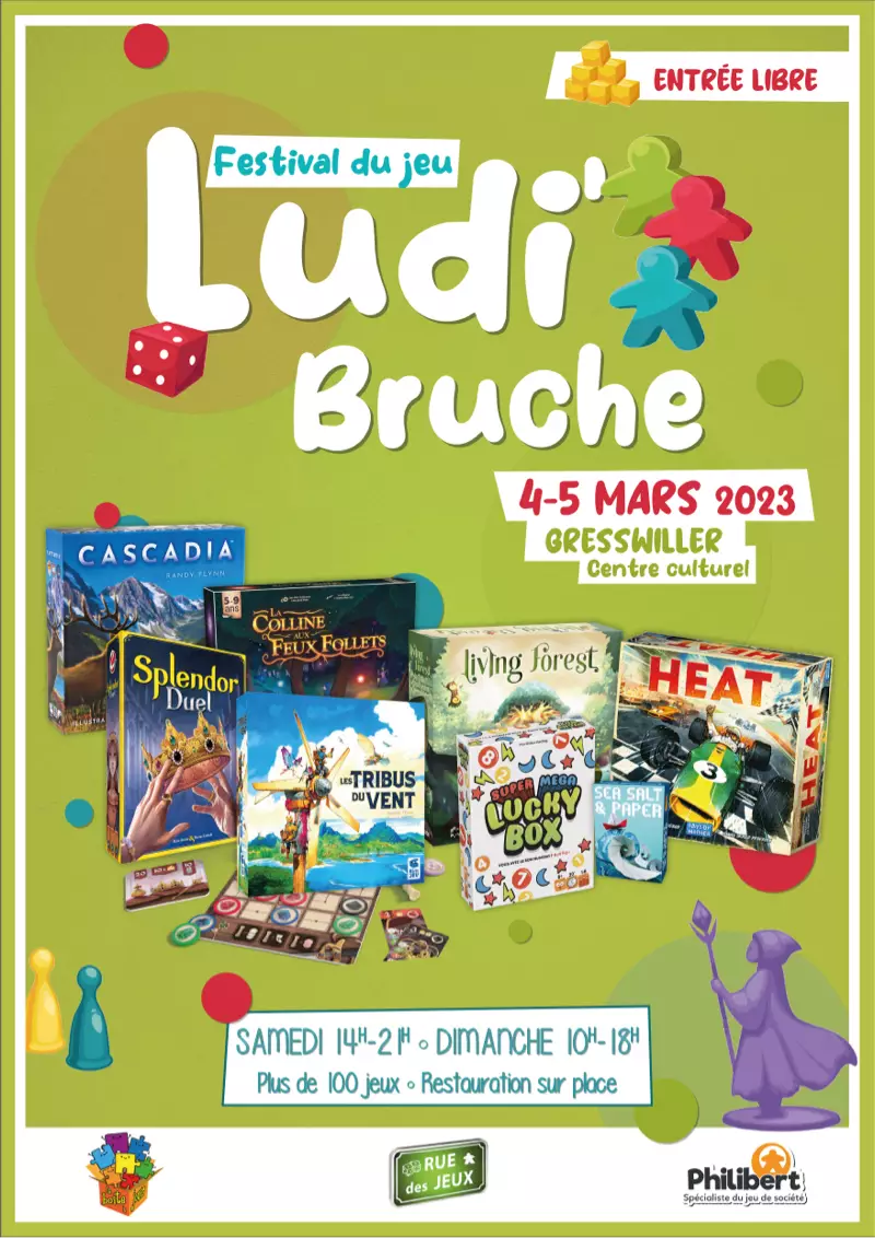 Affiche officielle Ludi'Bruche 2023