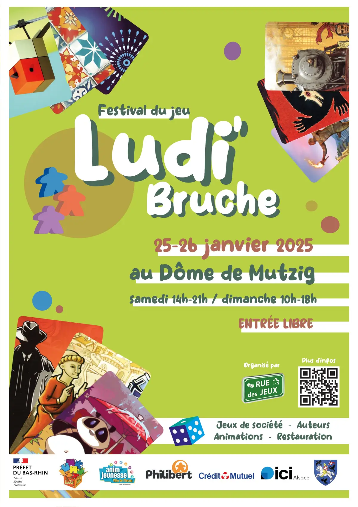 Affiche officielle Ludi'Bruche 2025