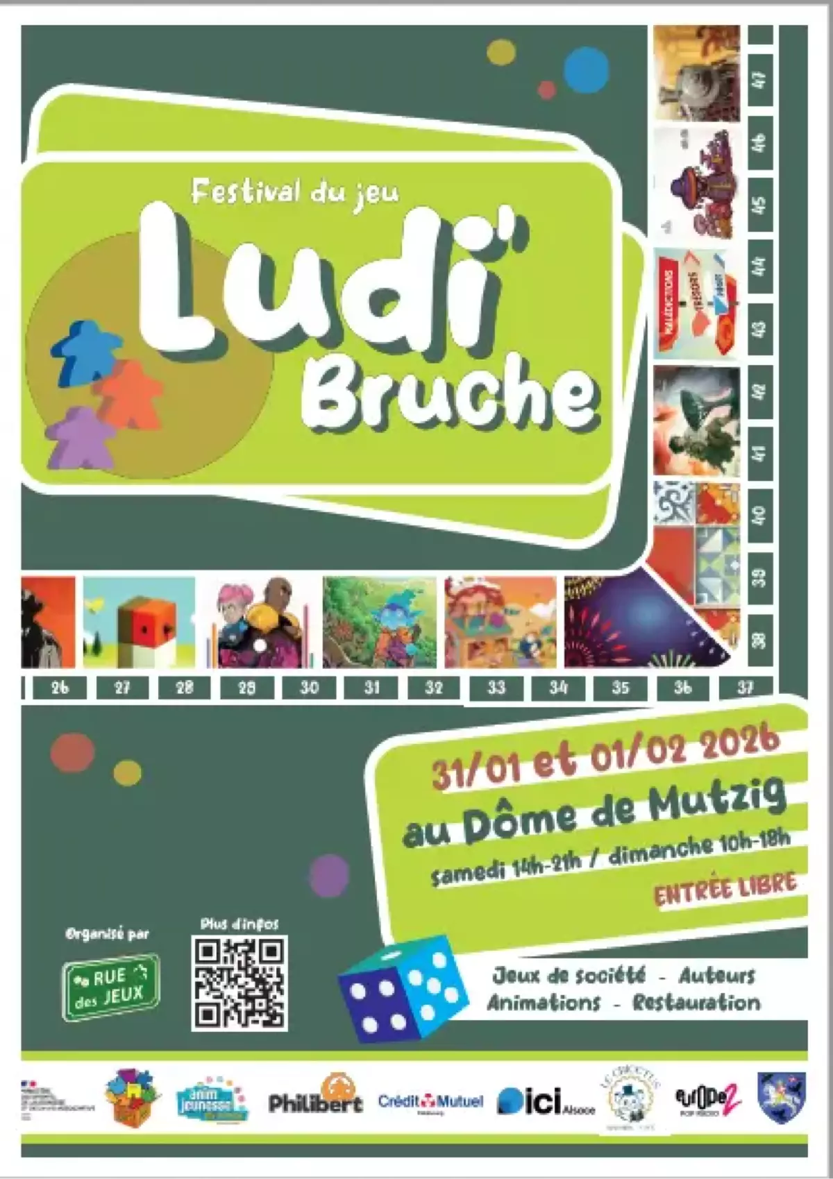 Affiche officielle Ludi'Bruche 2026