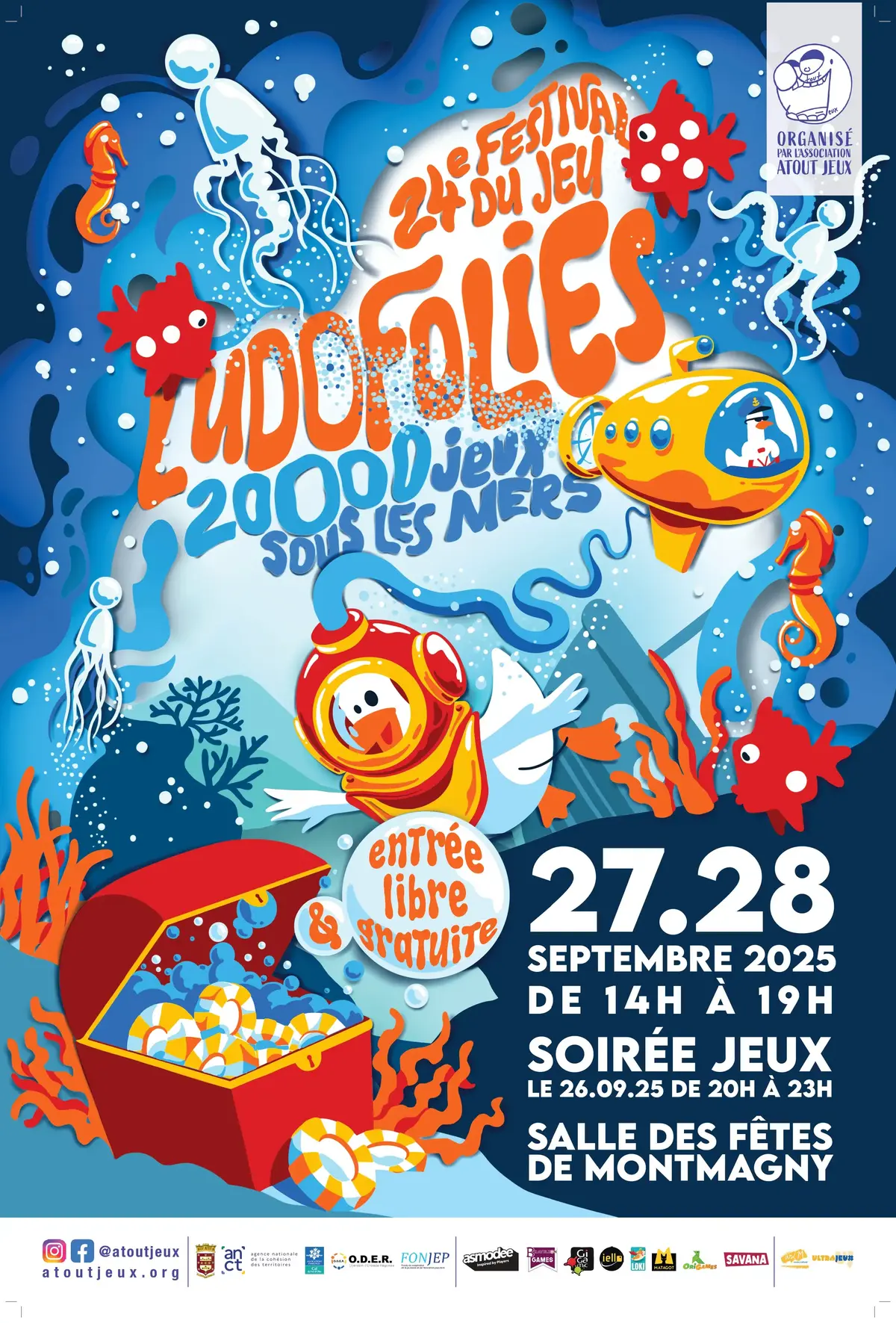 Affiche officielle Ludofolies 2025