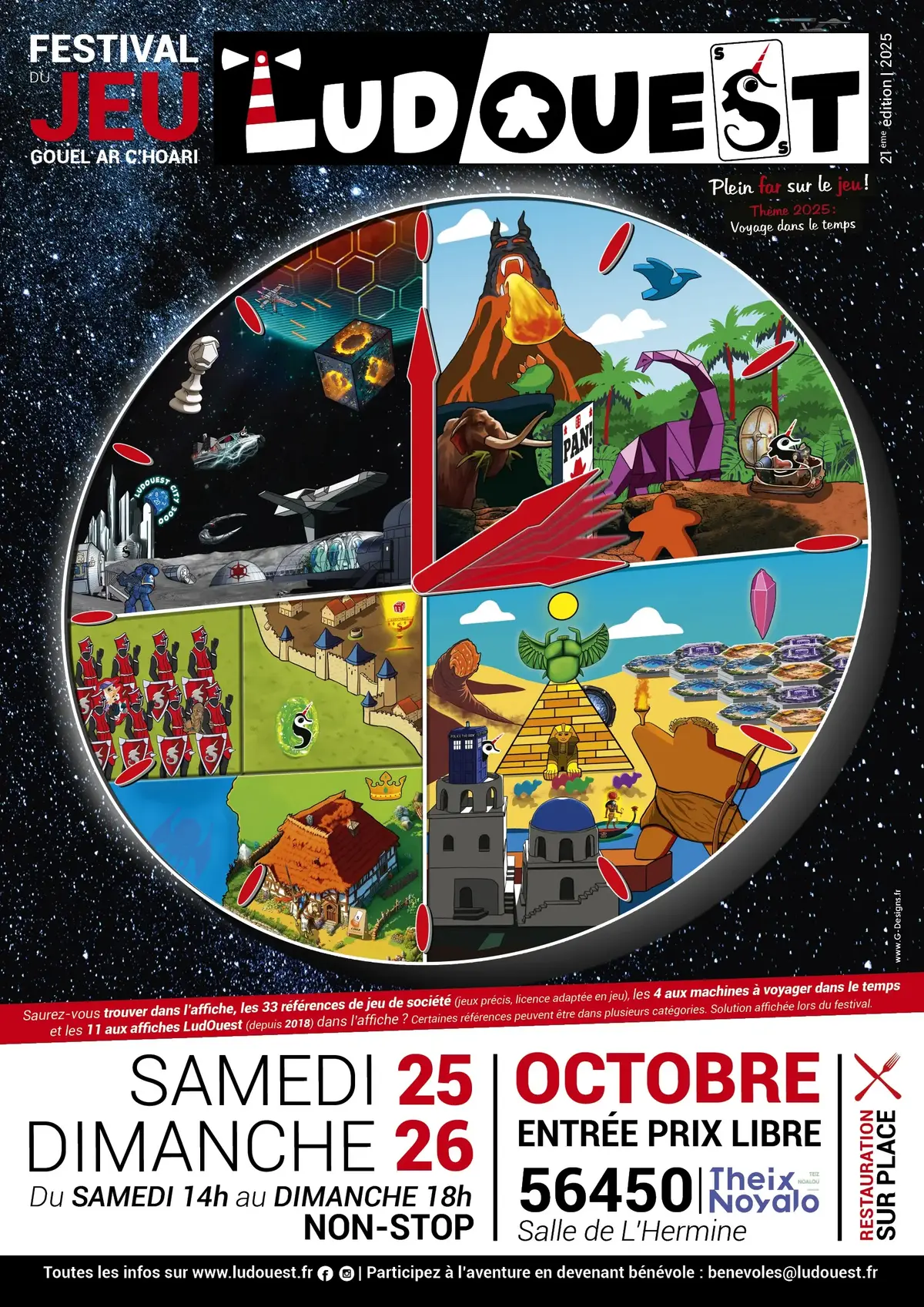 Affiche officielle LudOuest 2025