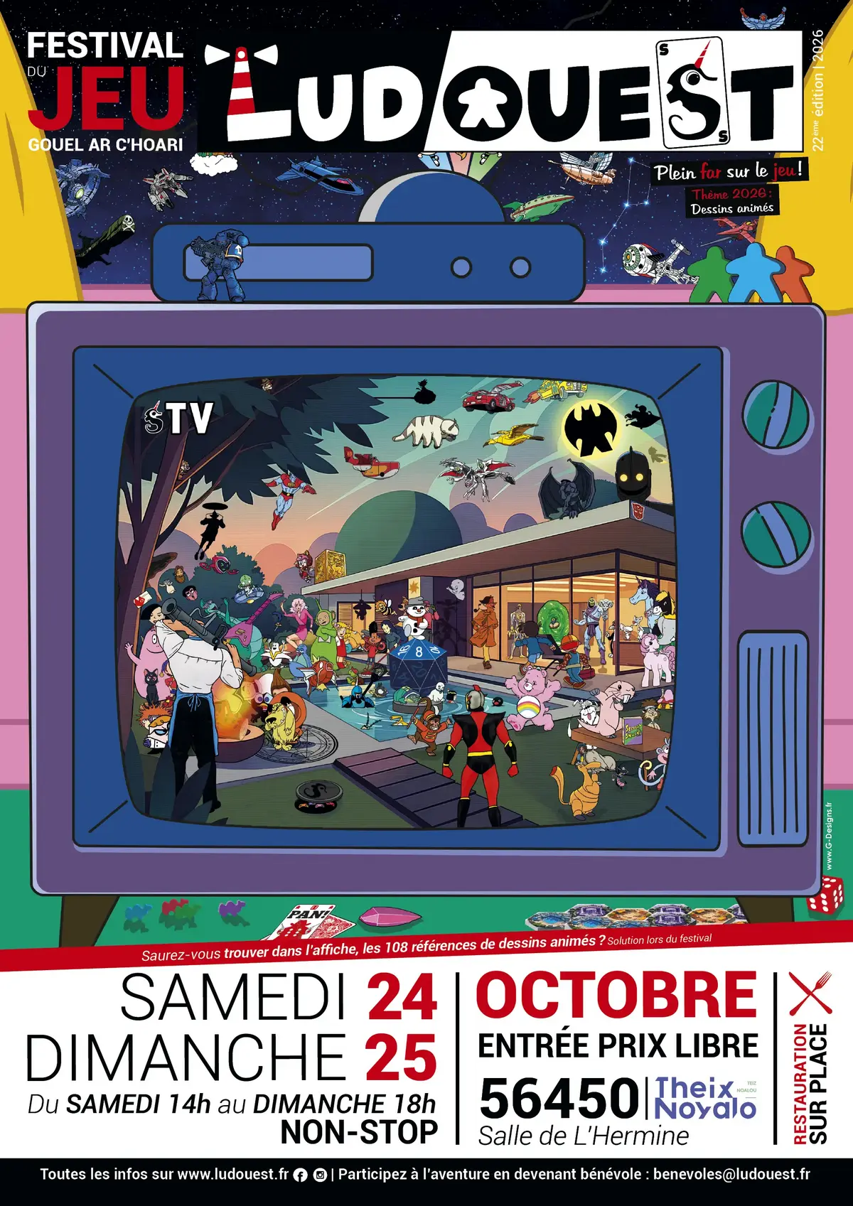 Official poster LudOuest 2026