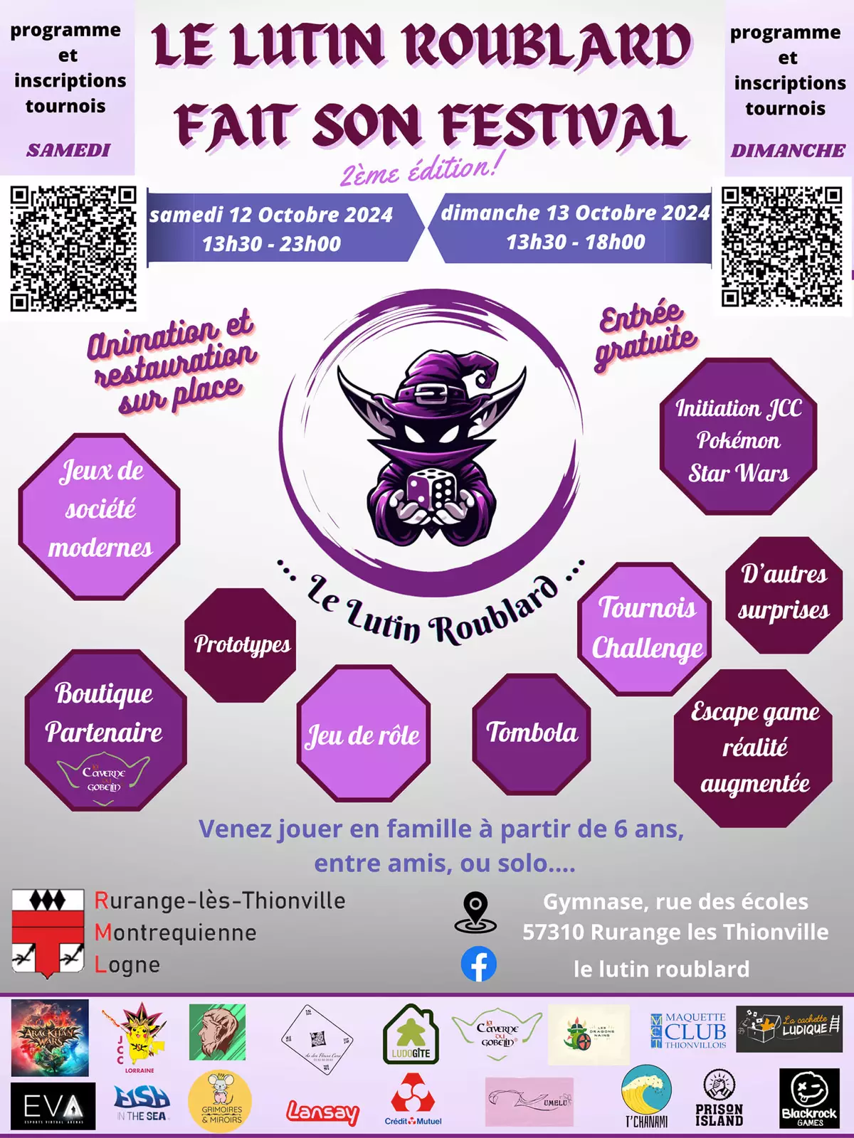 Affiche officielle Le lutin Roublard fait son festival 2024