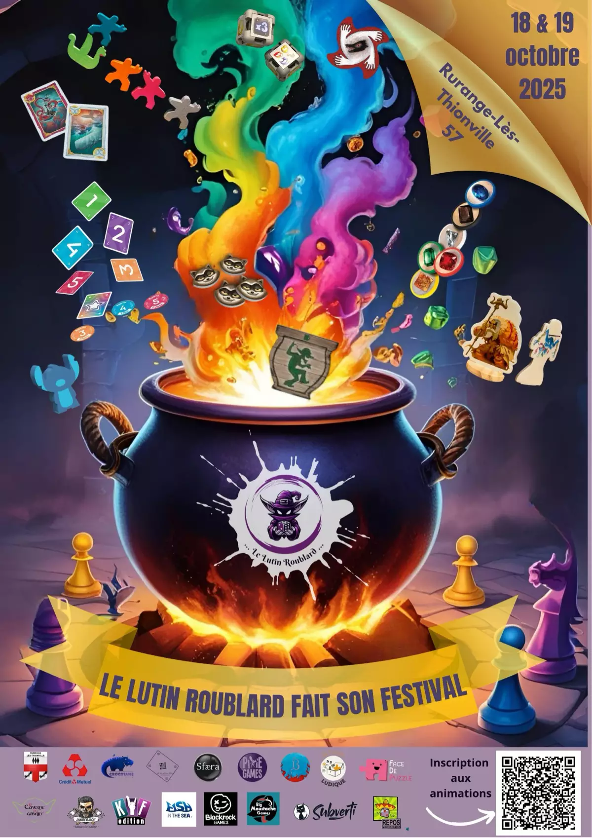 Affiche officielle Le lutin Roublard fait son festival 2025