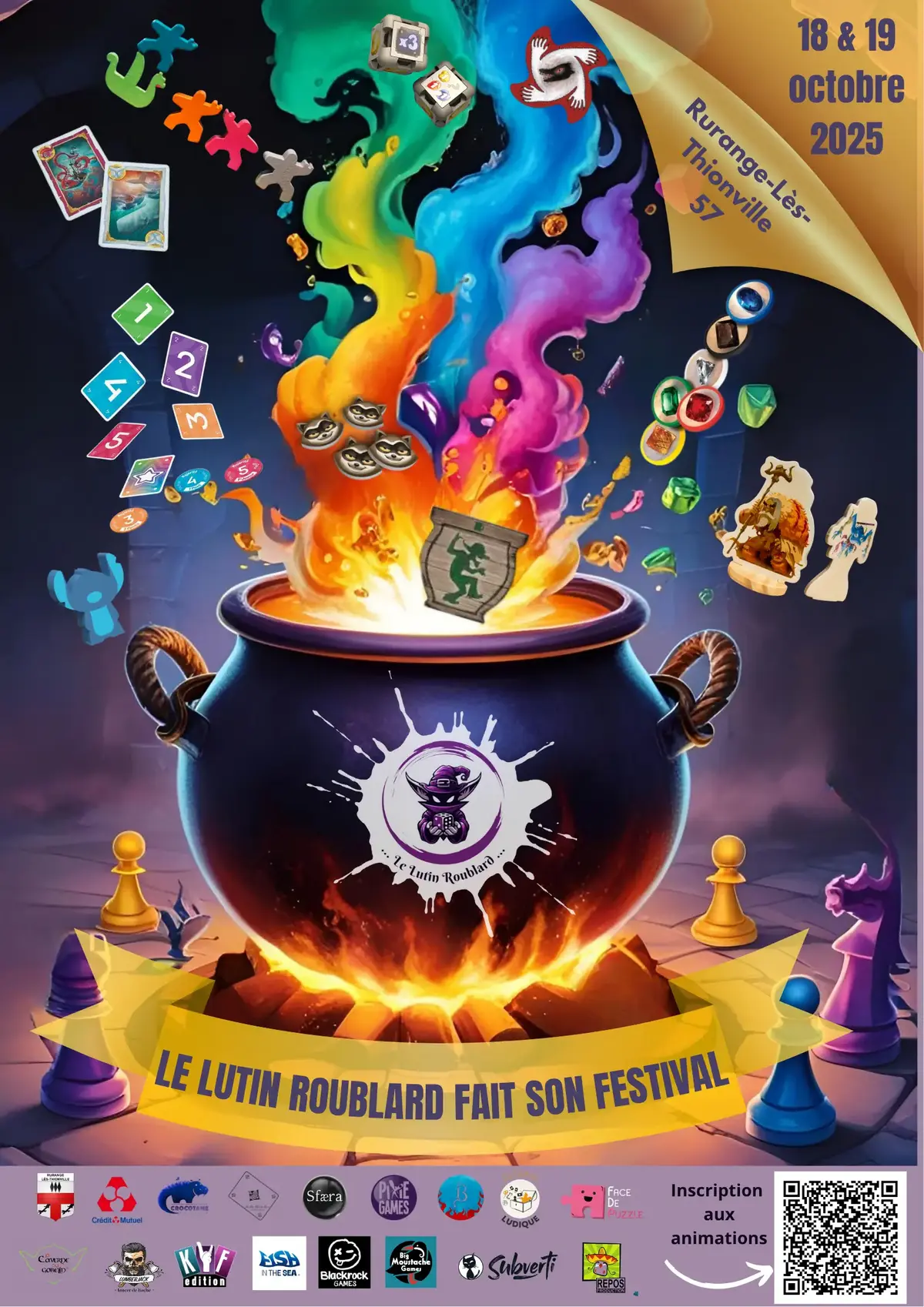 Affiche officielle Le festival du lutin roublard 2025
