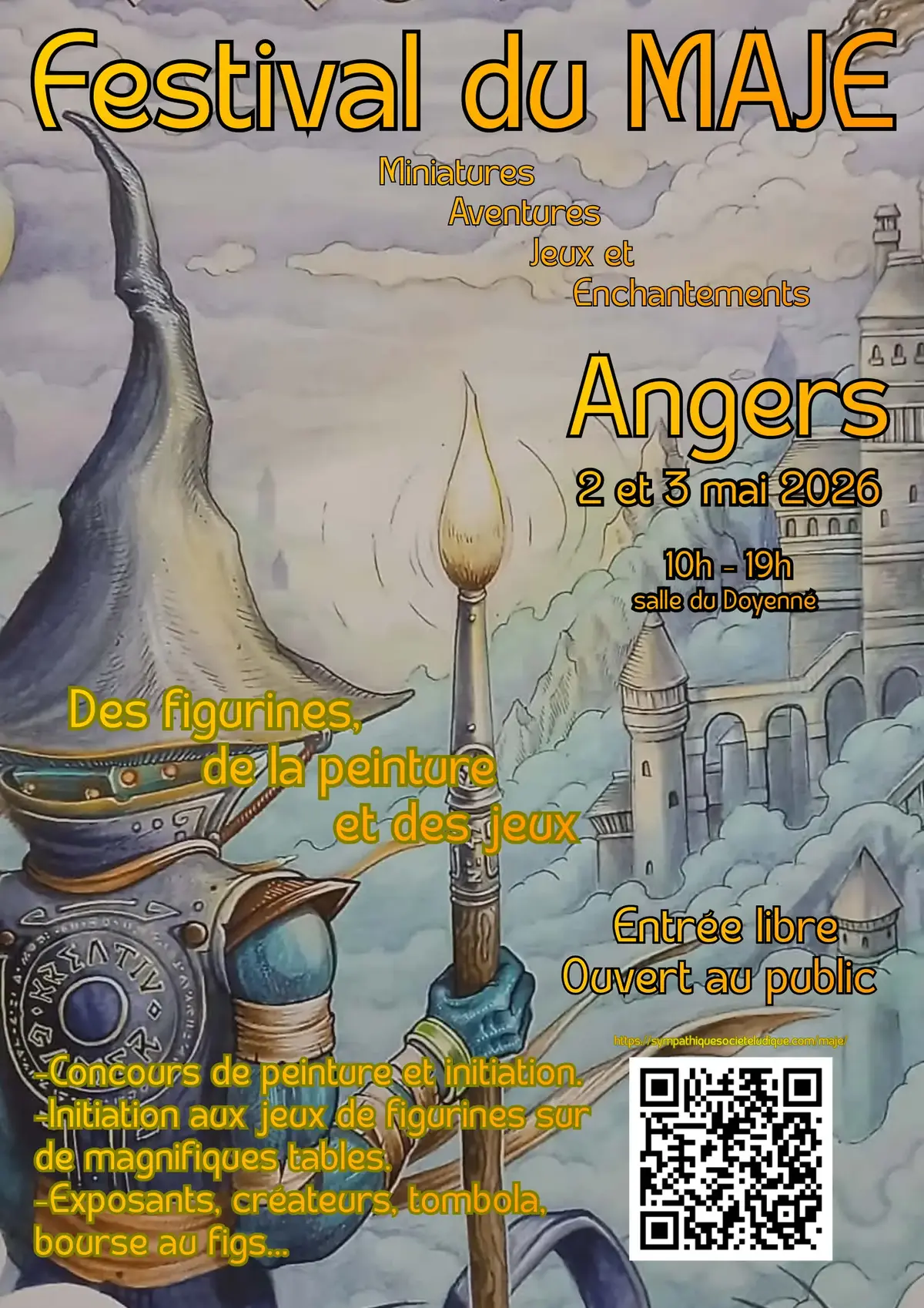 Affiche officielle Festival du MAJE 2026