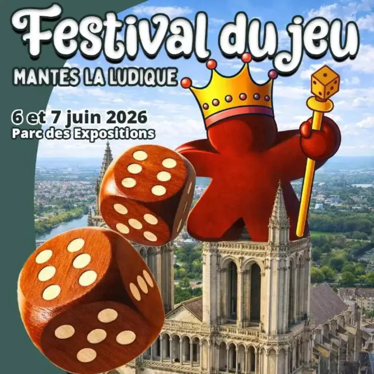 Affiche officielle Mantes La Ludique 2026