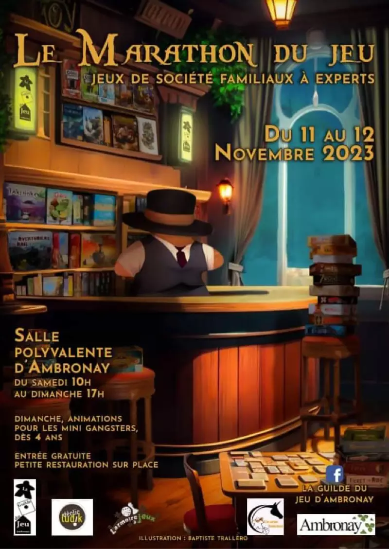 Official poster Le marathon du jeu 2023