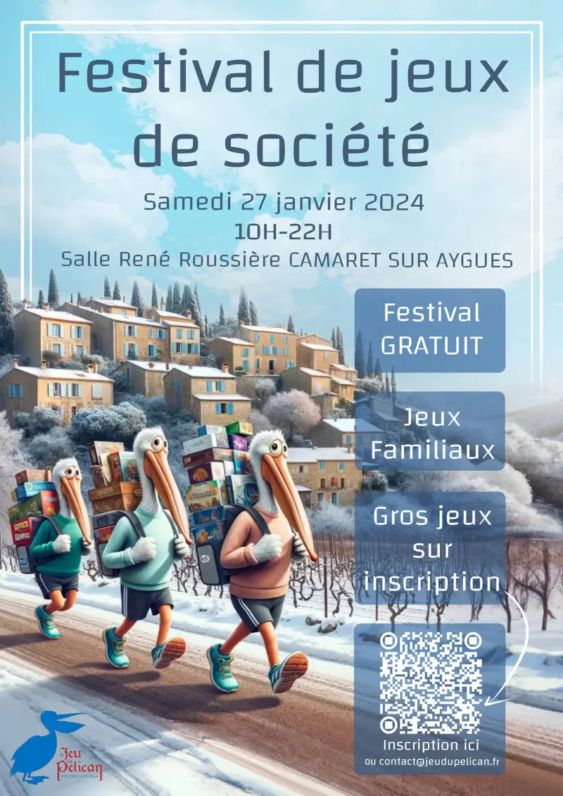 Affiche officielle Le marathon du pélican 2024