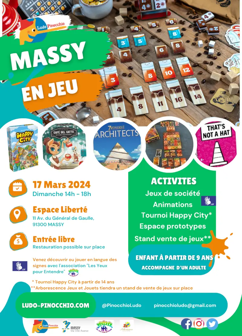 Affiche officielle Massy en jeu 2024