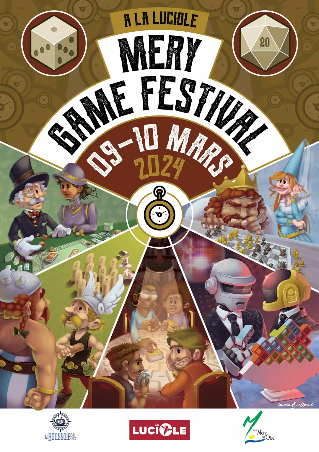 Affiche officielle Méry Game Festival 2024