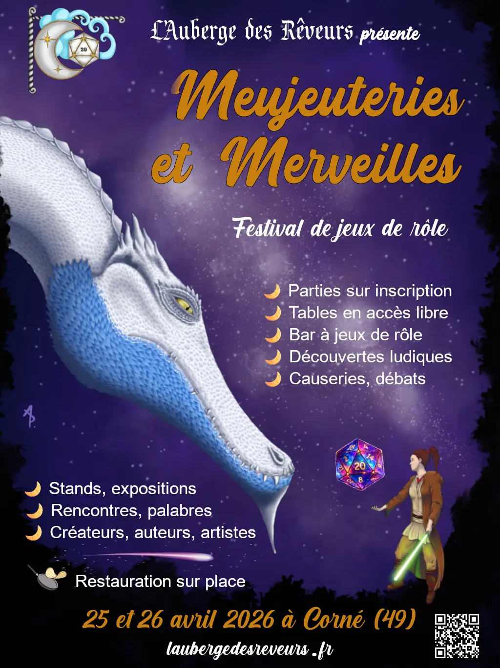 Affiche officielle Festival Meujeuteries & Merveilles 2026