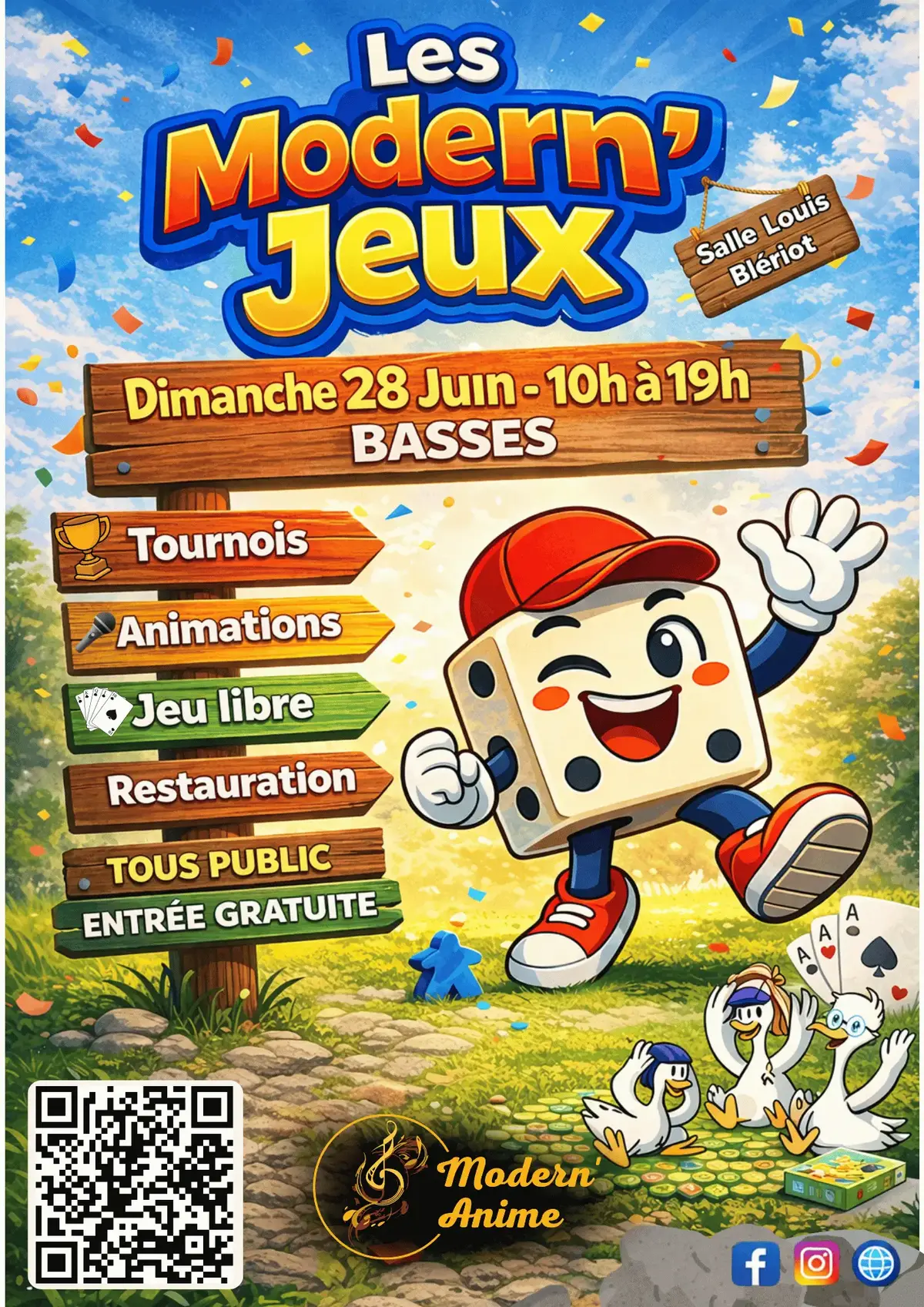 Affiche officielle Modern'Jeux 2026