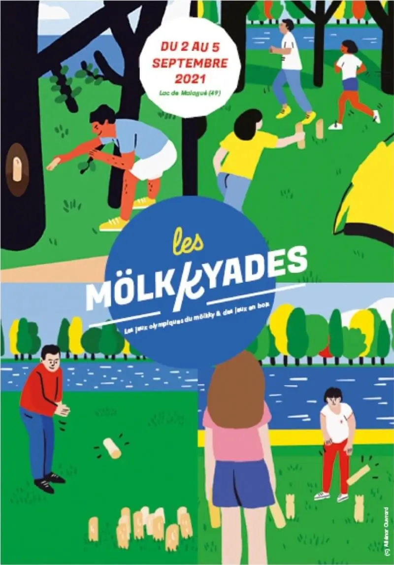 Affiche officielle Les Mölkkyades 2021