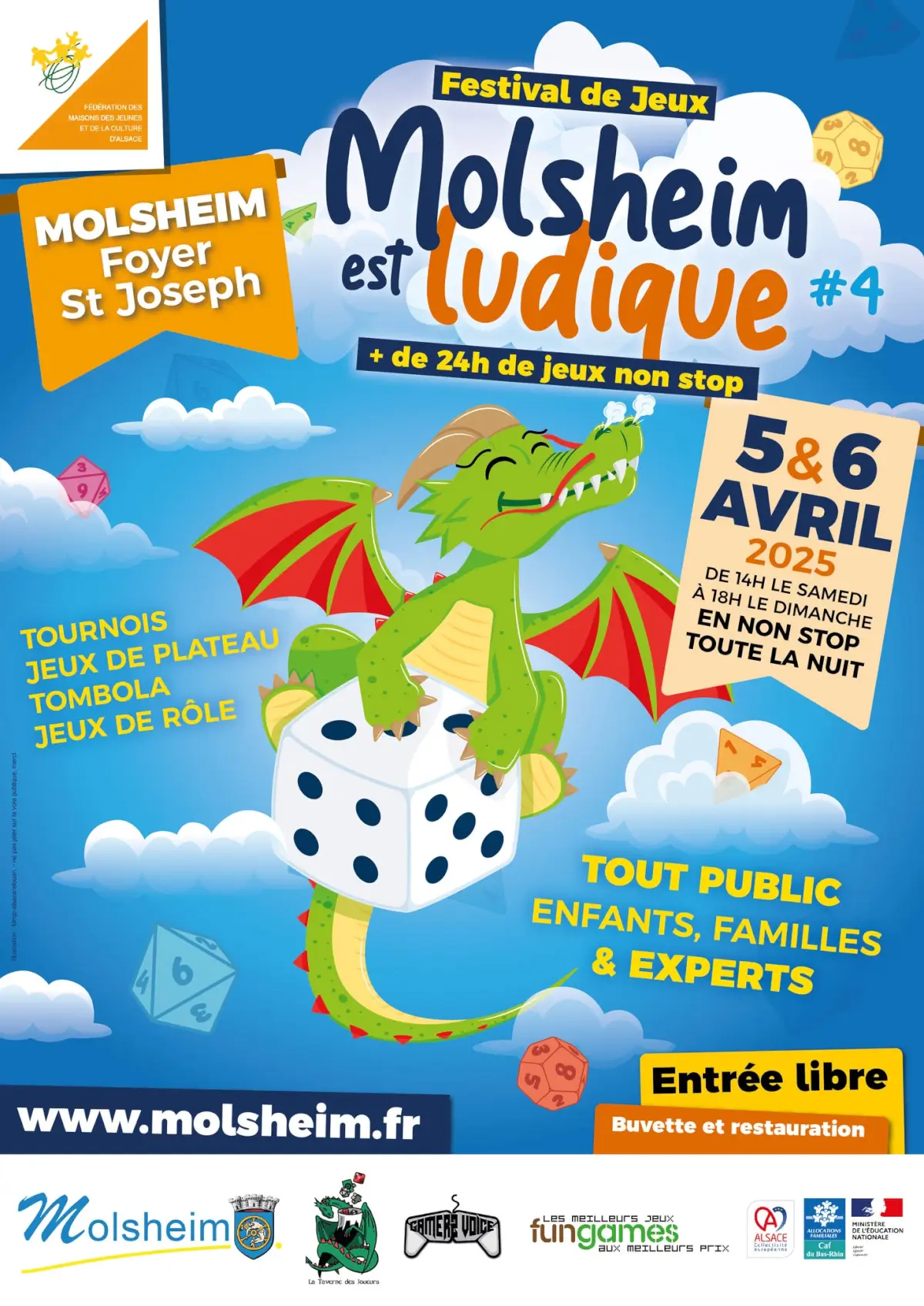 Affiche officielle Molsheim est ludique 2025