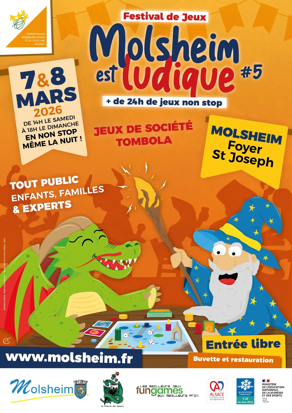 Affiche officielle Molsheim est ludique 2026