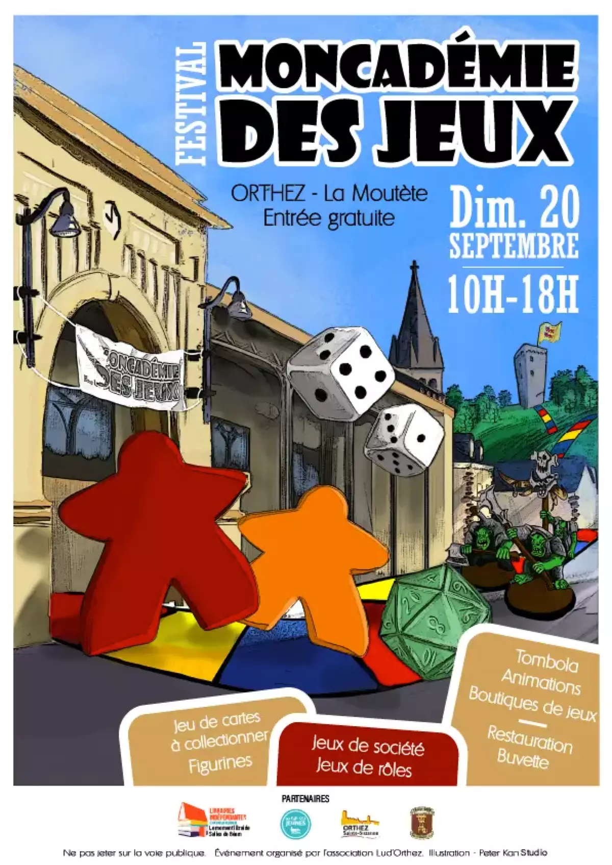 Affiche officielle Festival Moncadémie Des Jeux 2026