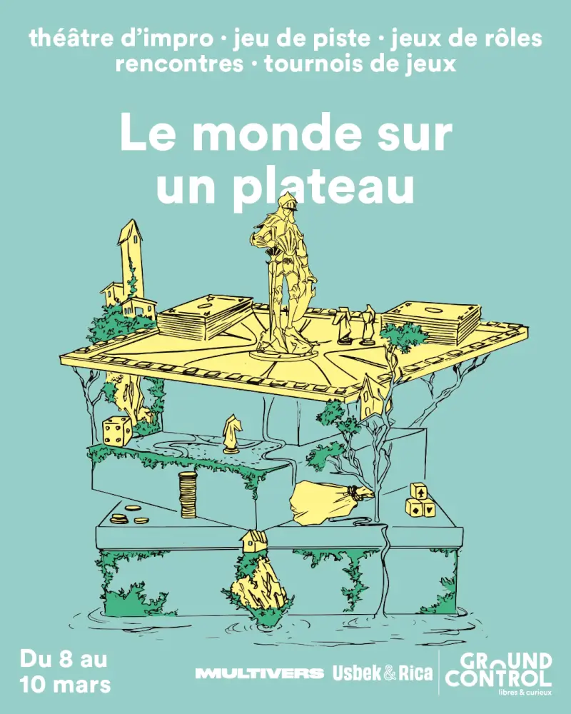 Official poster Le monde sur un plateau 2024