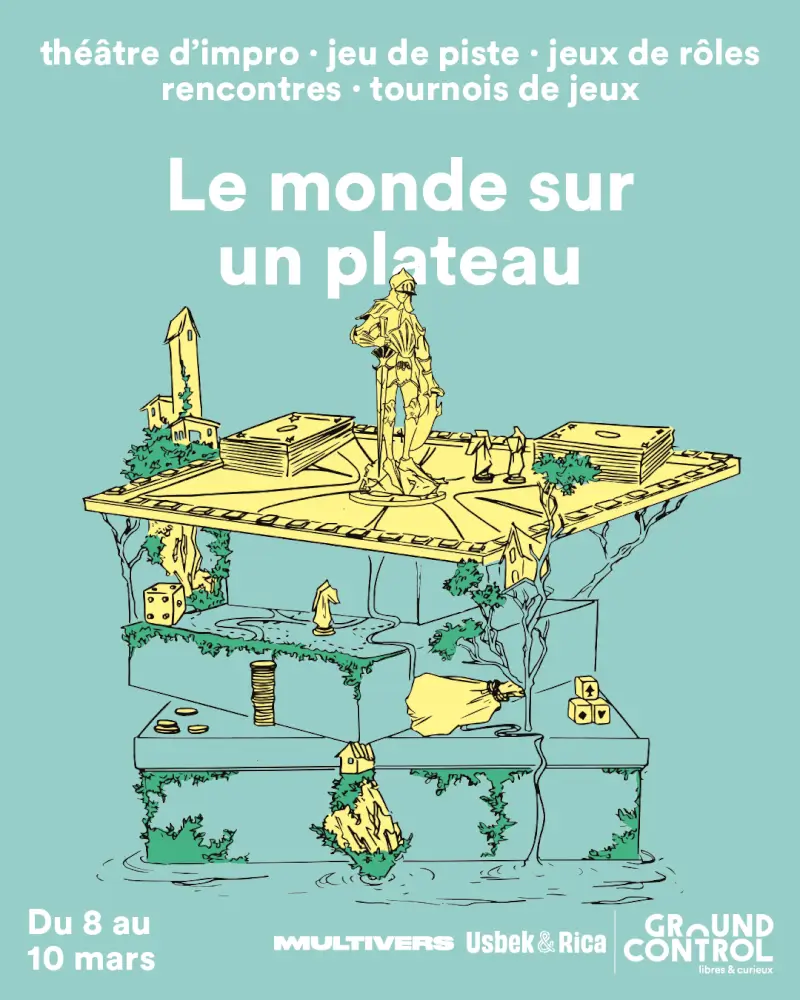 Affiche officielle Le monde sur un plateau 2024