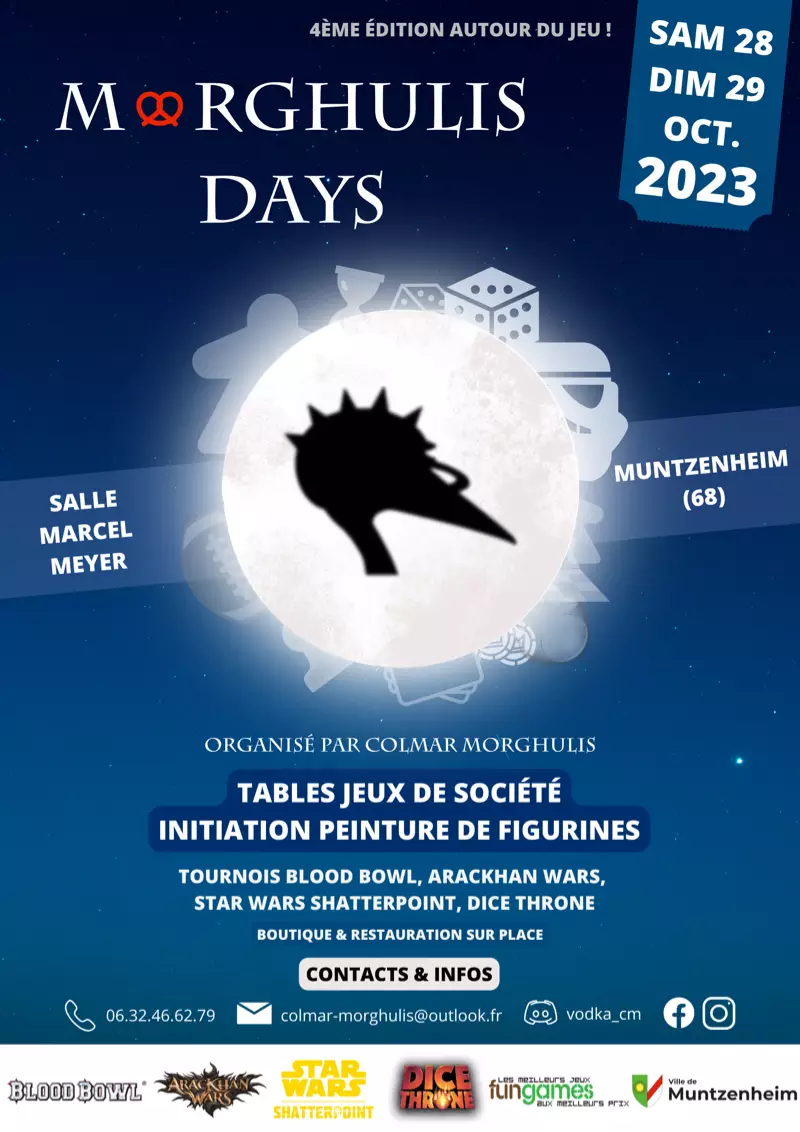 Affiche officielle Morghulis Days 2023