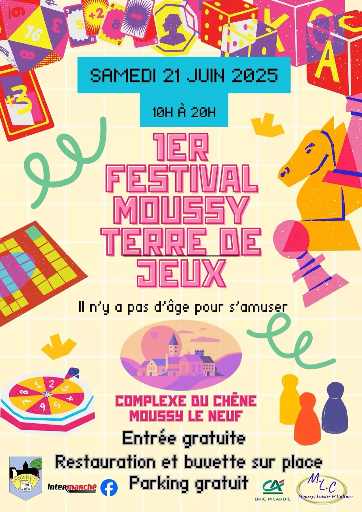 Affiche officielle Moussy Terre De Jeux 2025