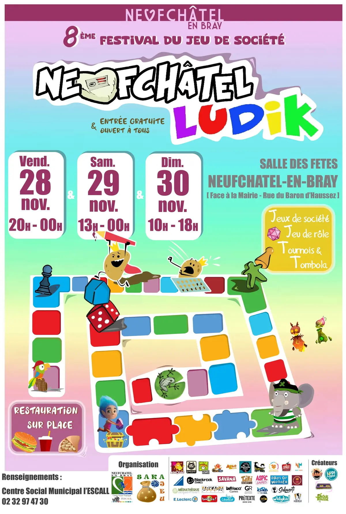 Affiche officielle Neufchâtel Ludik 2025