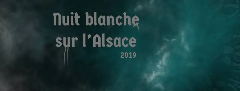Affiche officielle Nuit Blanche sur l'Alsace 2019