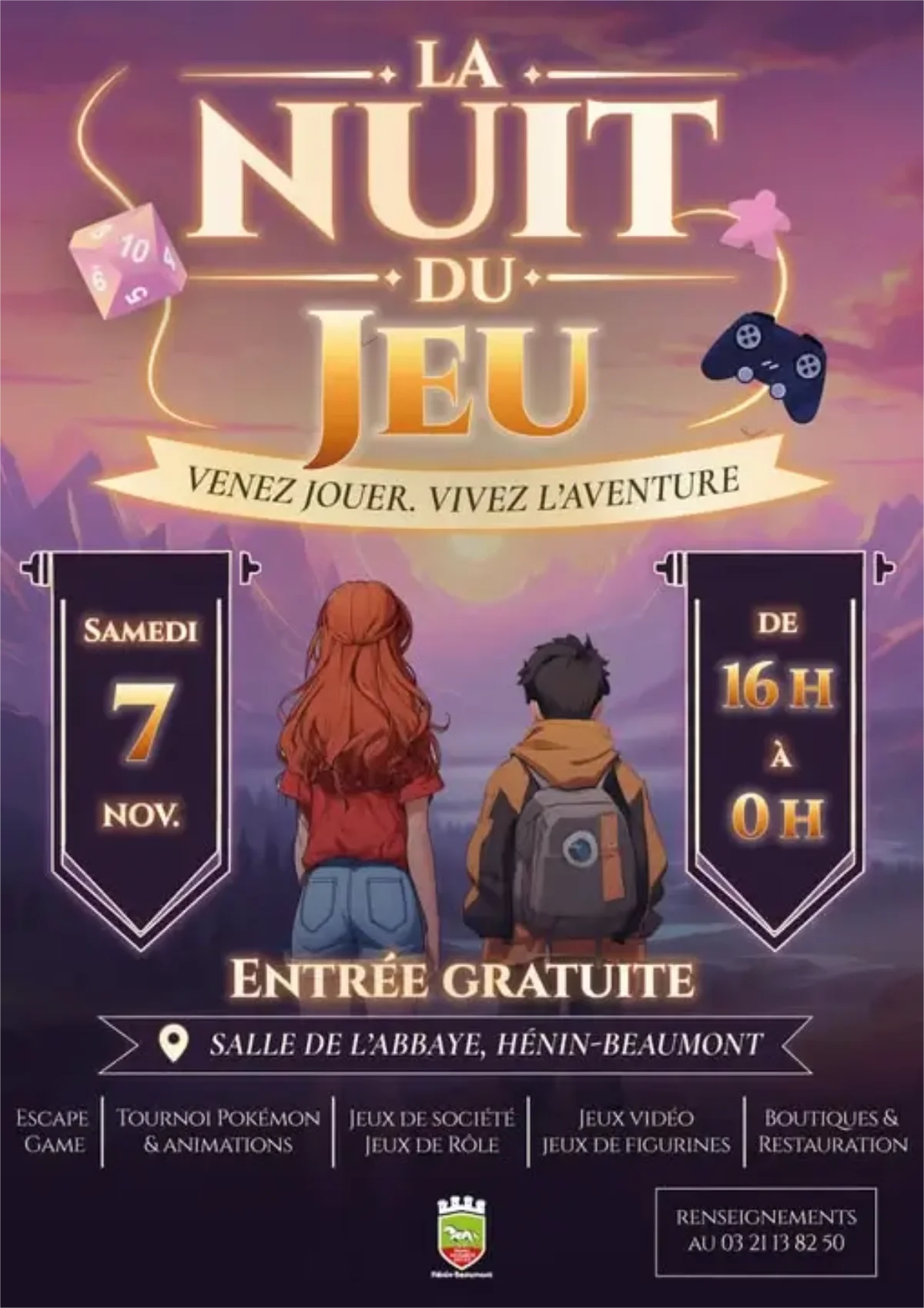 Official poster La nuit du jeu 2026