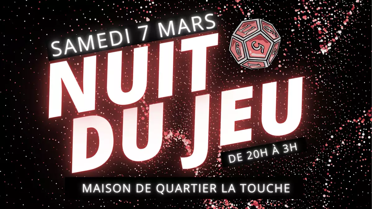 Official poster Nuit du Jeu 2026