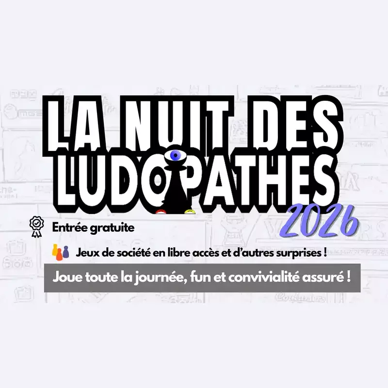 Logo La nuit des Ludopathes 2026