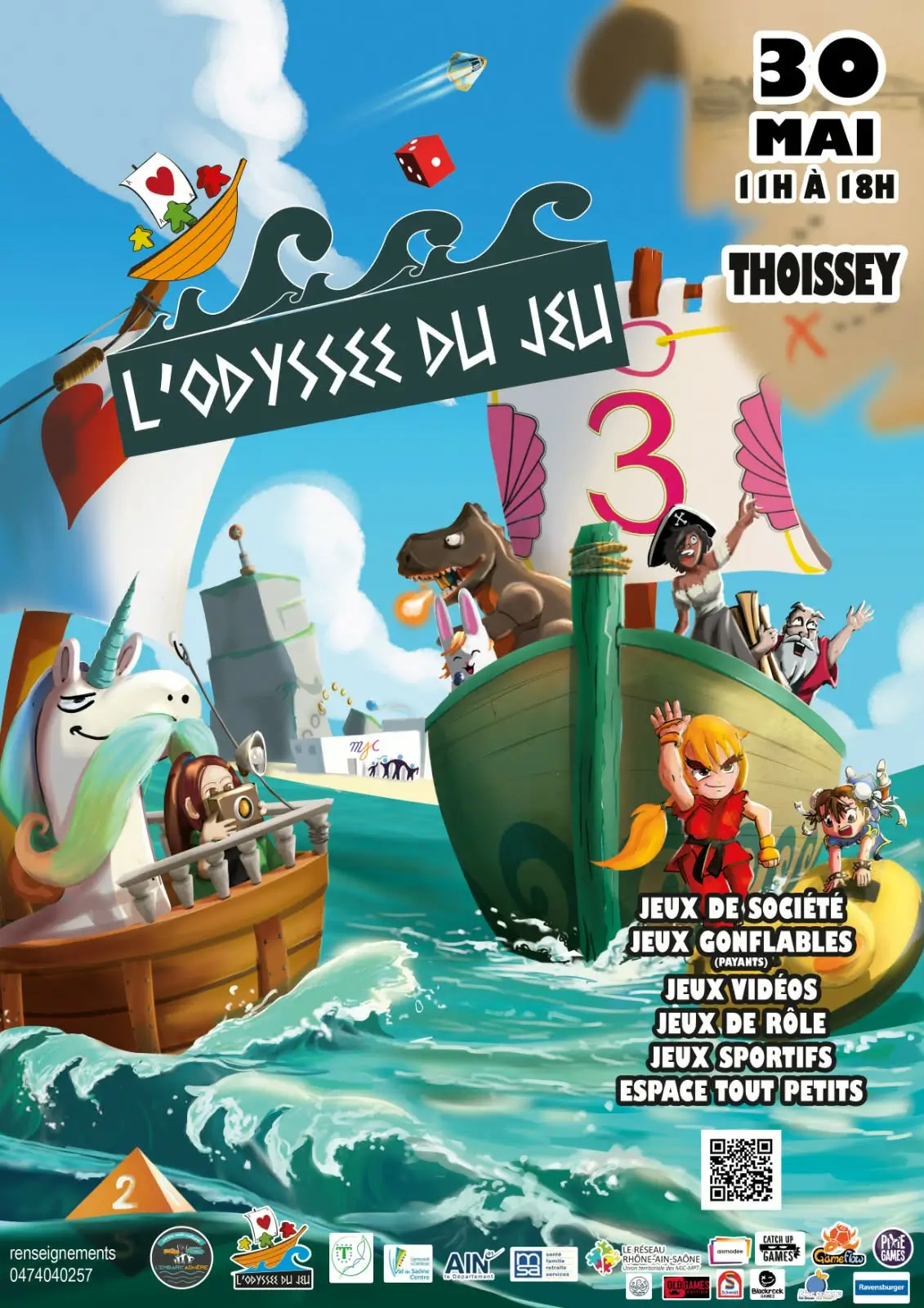 Affiche officielle L'Odyssée du Jeu 2026