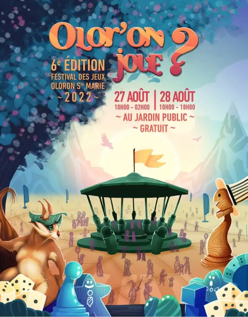 Affiche officielle Olor'on Joue 2022