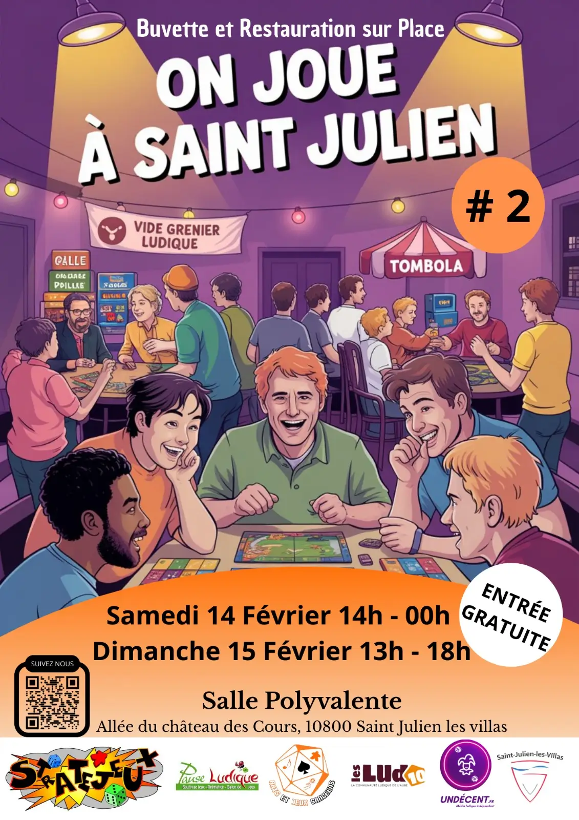Affiche officielle On joue à Saint Julien 2026